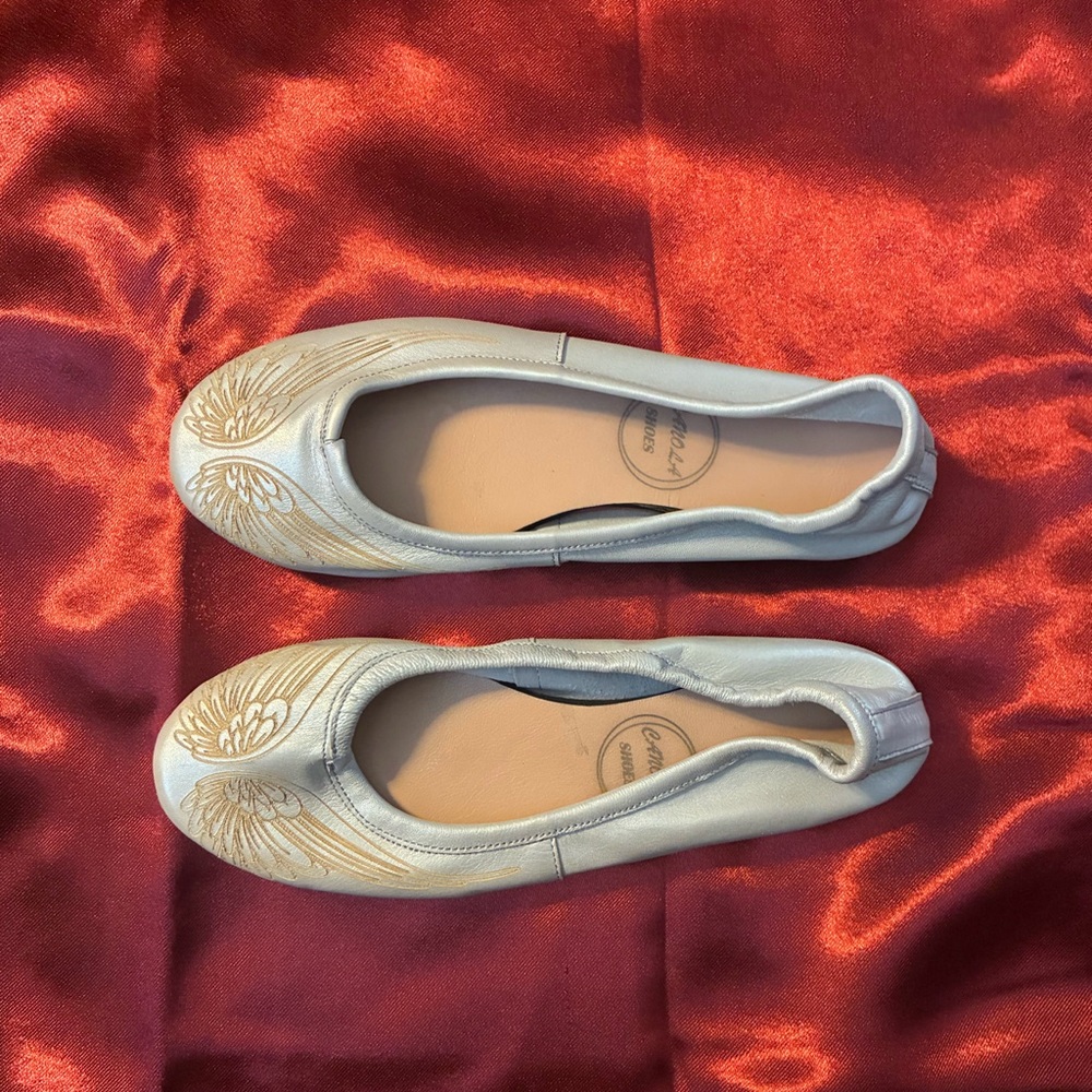 Baby Blue Angel Flats